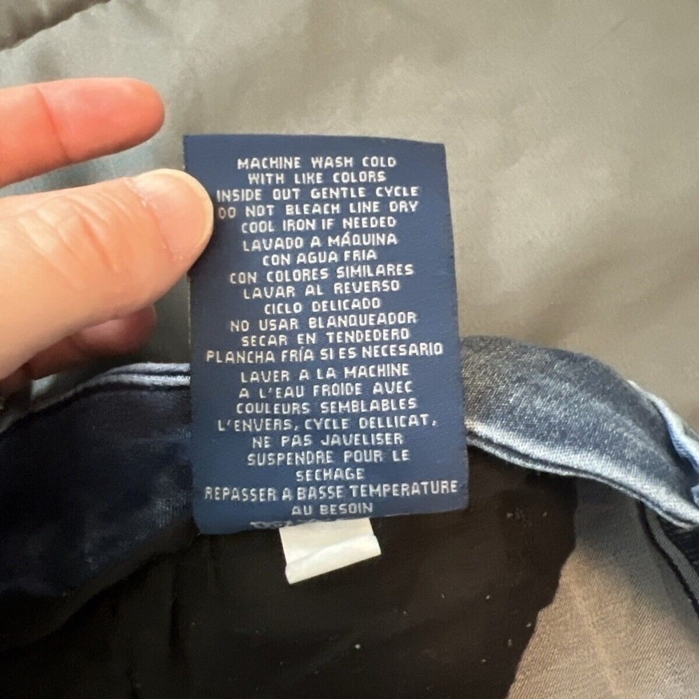 Seven7 High Rise Skinny Jean Size 10 Faded Wash - Picture 5 of 9